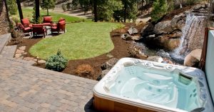 An image of Hot Tub Backyard