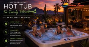 Energy-efficient hot tub for family relaxation