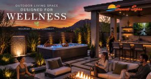 Outdoor living space designed for wellness